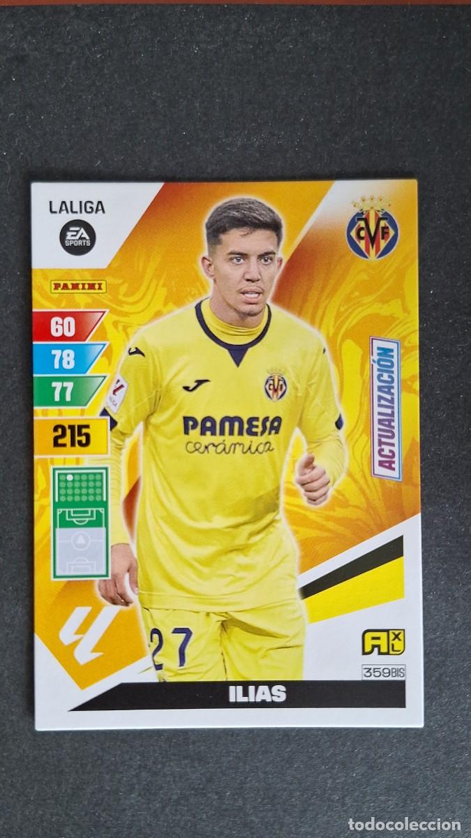 Football Stickers: L1 ILIAS VILLARREAL C. F. 359 BIS ACTUALIZACION ADRENALYN XL LIGA 2023/2024 23 24 PANINI