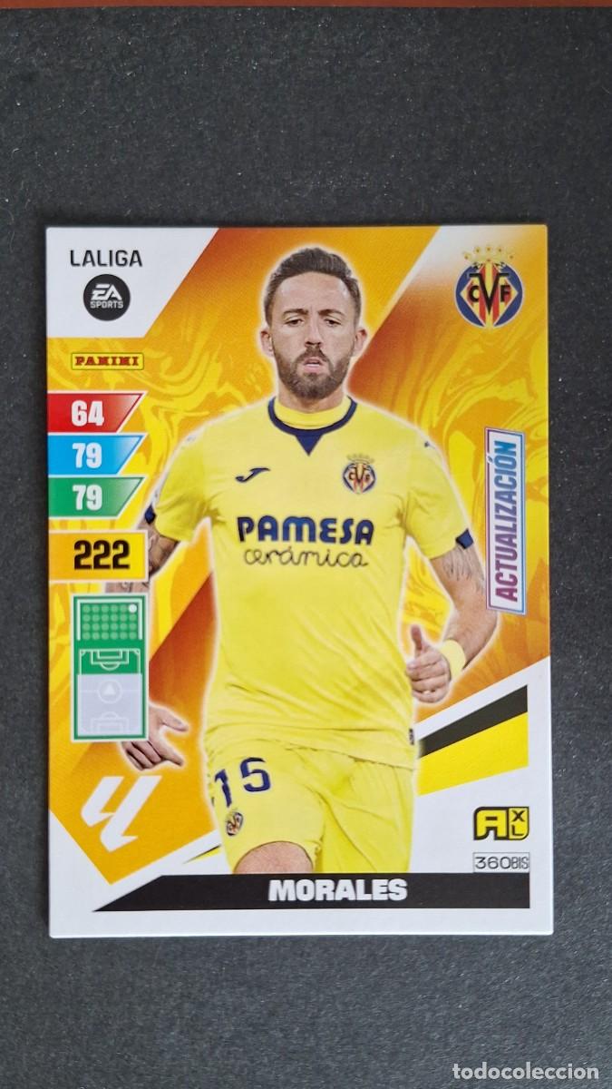 Football Stickers: L1 MORALES VILLARREAL C. F. 360 BIS ACTUALIZACION ADRENALYN XL LIGA 2023/2024 23 24 PANINI