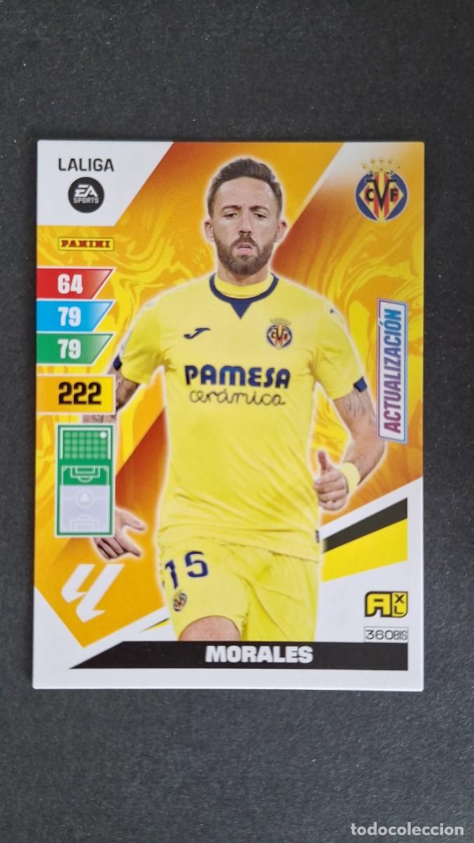 Football Stickers: L1 MORALES VILLARREAL C. F. 360 BIS ACTUALIZACION ADRENALYN XL LIGA 2023/2024 23 24 PANINI