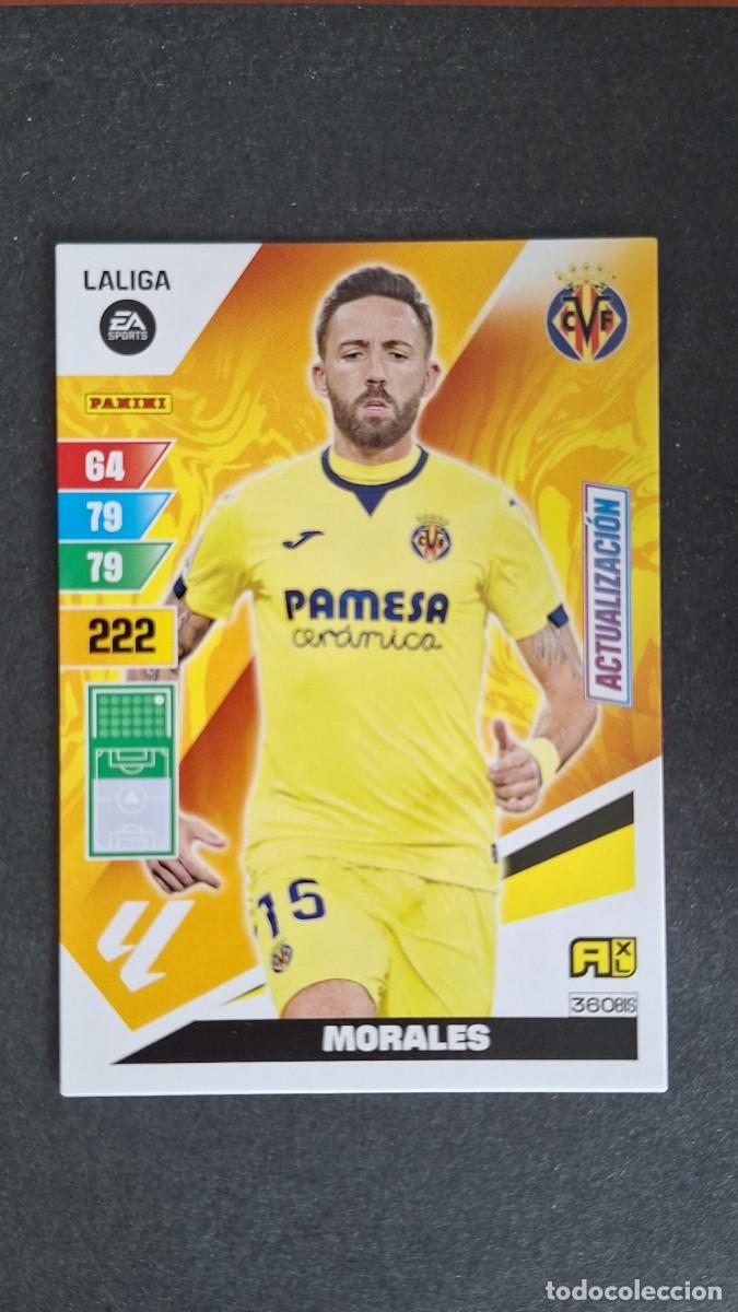 Football Stickers: L1 MORALES VILLARREAL C. F. 360 BIS ACTUALIZACION ADRENALYN XL LIGA 2023/2024 23 24 PANINI