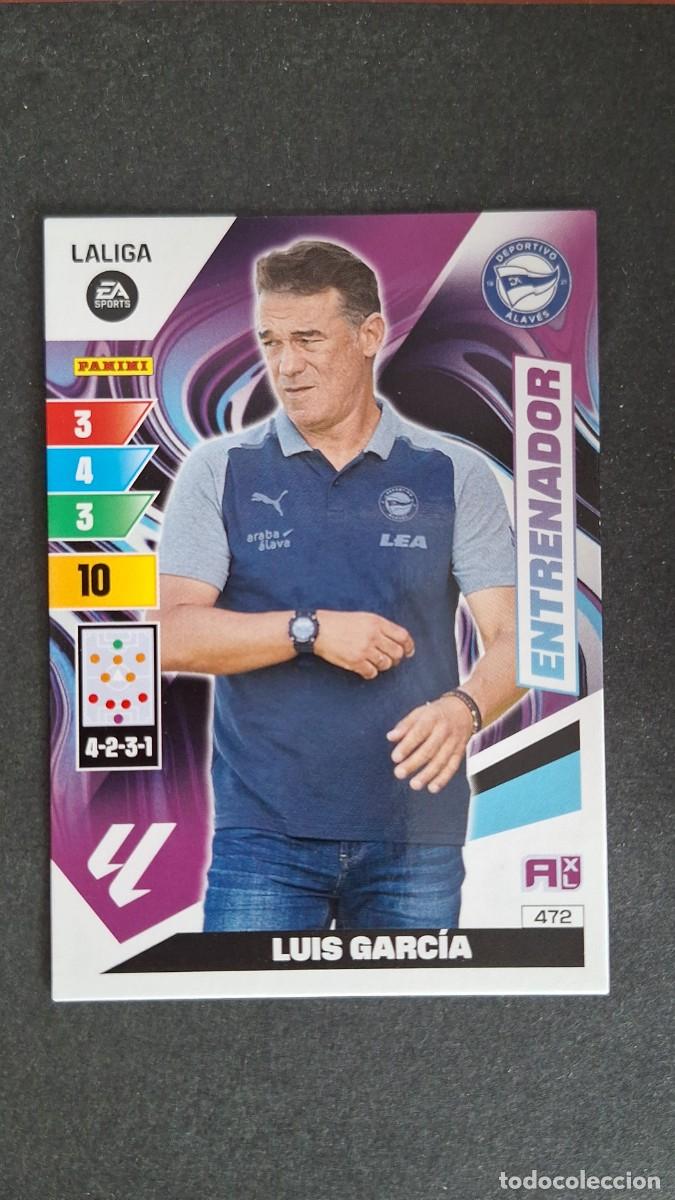Football Stickers: L1 LUIS GARCIA ENTRENADOR DEPORTIVO ALAVES 472 ADRENALYN XL LIGA 2023/2024 23 24 PANINI