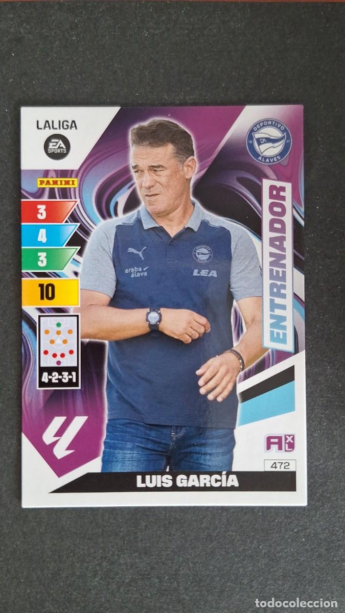 Football Stickers: L1 LUIS GARCIA ENTRENADOR DEPORTIVO ALAVES 472 ADRENALYN XL LIGA 2023/2024 23 24 PANINI