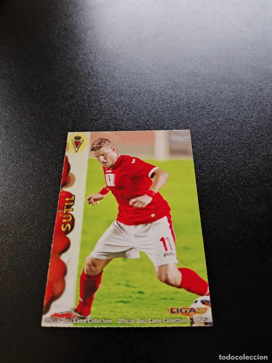 Cromos de F&uacute;tbol: 959 SUTIL MURCIA MUNDICROMO LIGA 2012 2013 12 13 PLATINUM NO PANINI ESTE