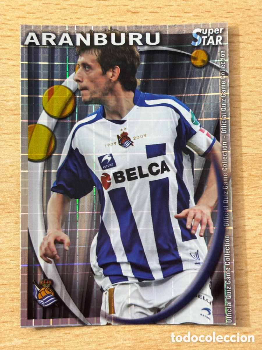 Cromos de F&uacute;tbol: # 485 Aranburu Real Sociedad Mundicromo 2011 Superstar cuadros