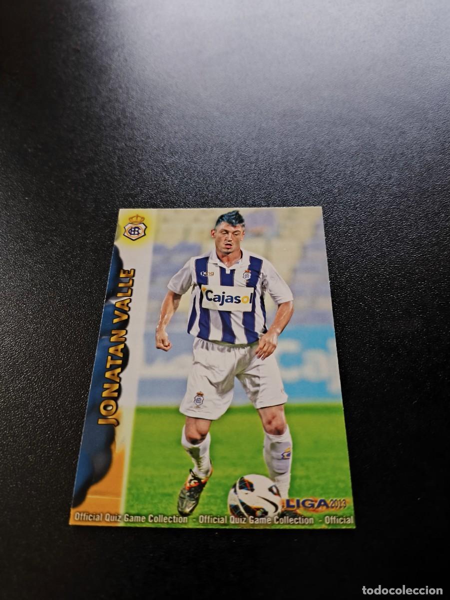 Cromos de F&uacute;tbol: 978 JONATAN VALLE RECREATIVO DE HUELVA MUNDICROMO LIGA 2012 2013 12 13 PLATINUM NO PANINI ESTE
