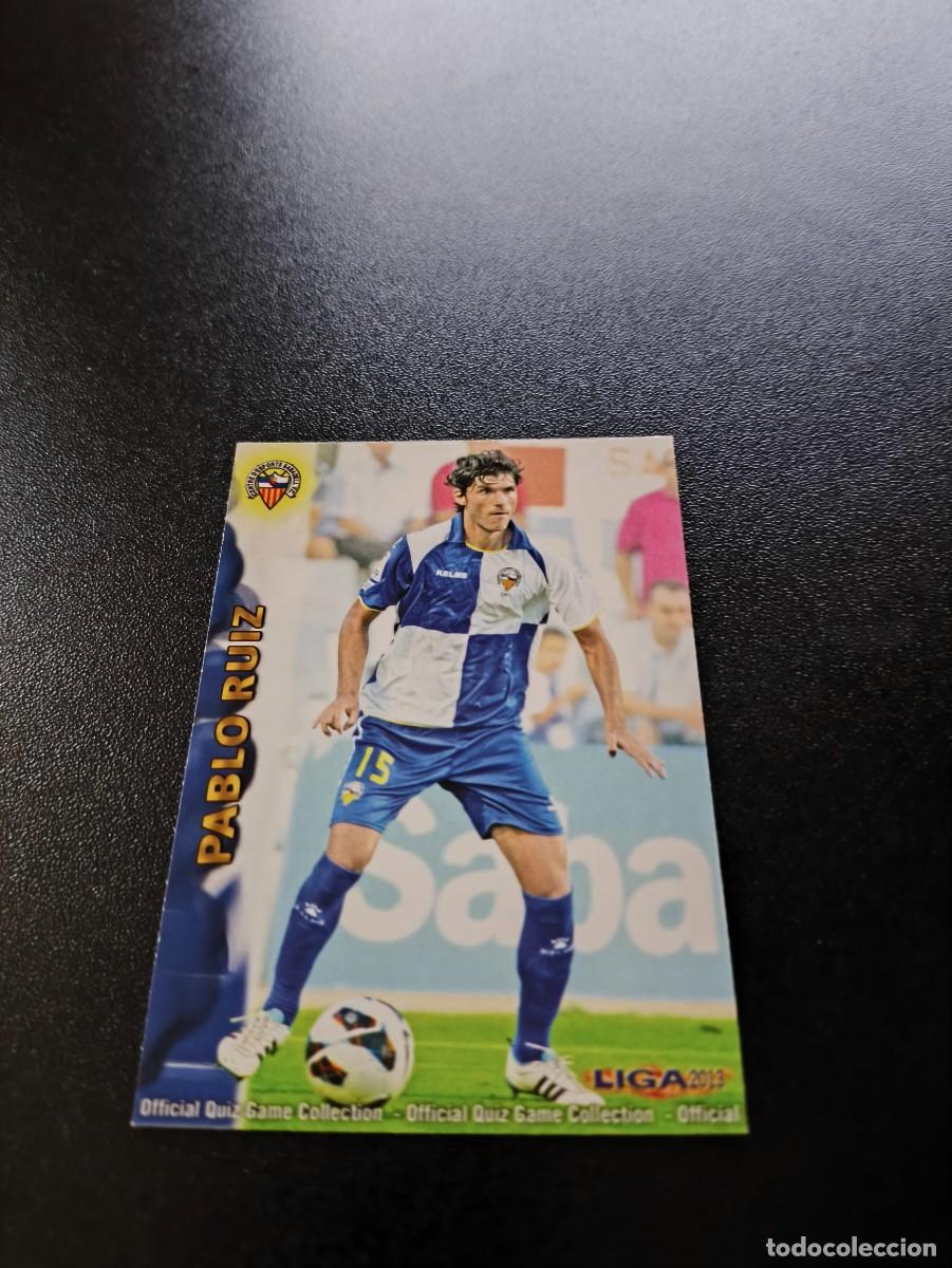 Cromos de F&uacute;tbol: 988 PABLO RUIZ SABADELL MUNDICROMO LIGA 2012 2013 12 13 PLATINUM NO PANINI ESTE