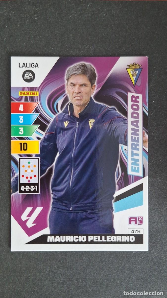 Cromos de F&uacute;tbol: L3 MAURICIO PELLEGRINO ENTRENADOR CADIZ C. F. 478 ADRENALYN XL LIGA 2023/2024 23 24 PANINI