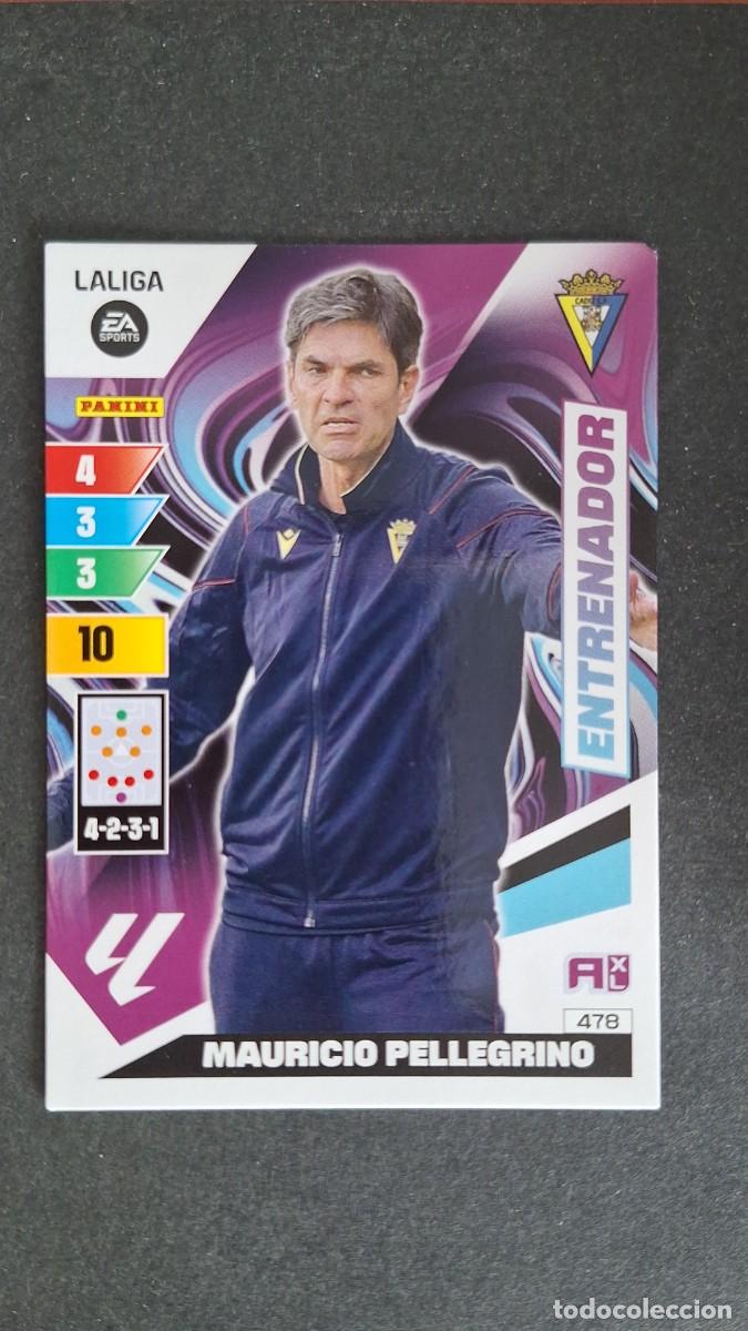 Cromos de F&uacute;tbol: L3 MAURICIO PELLEGRINO ENTRENADOR CADIZ C. F. 478 ADRENALYN XL LIGA 2023/2024 23 24 PANINI