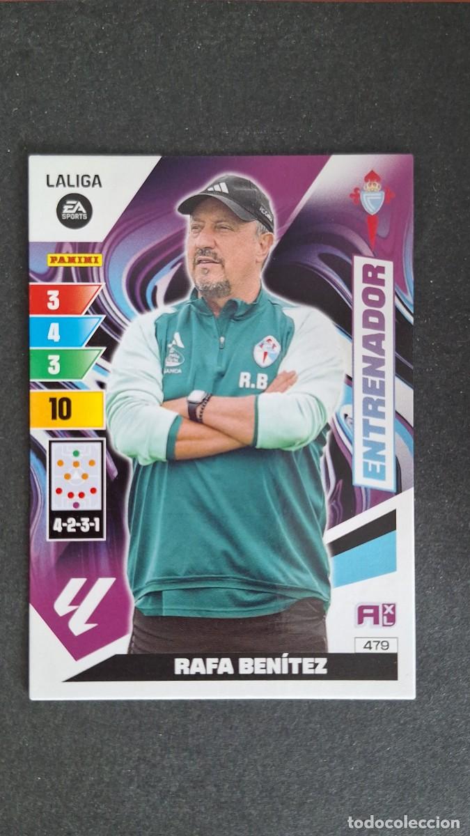 Cromos de F&uacute;tbol: L3 RAFA BENITEZ ENTRENADOR CELTA DE VIGO 479 ADRENALYN XL LIGA 2023/2024 23 24 PANINI