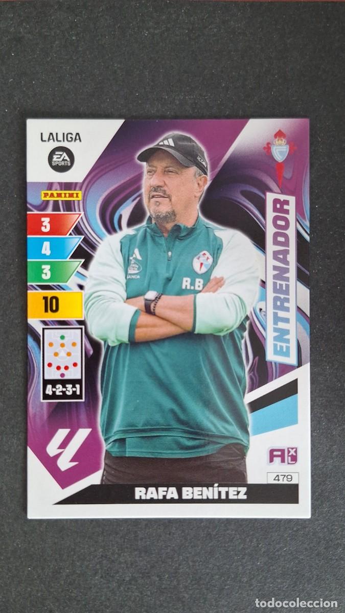 Cromos de F&uacute;tbol: L3 RAFA BENITEZ ENTRENADOR CELTA DE VIGO 479 ADRENALYN XL LIGA 2023/2024 23 24 PANINI