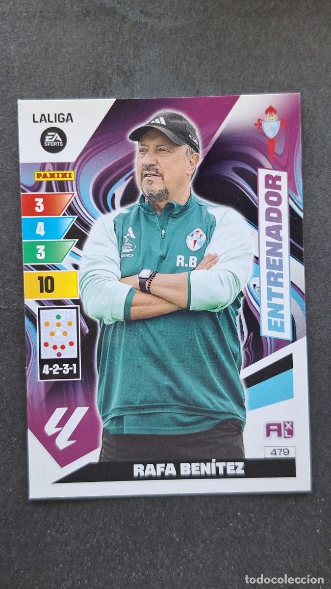 Cromos de F&uacute;tbol: L3 RAFA BENITEZ ENTRENADOR CELTA DE VIGO 479 ADRENALYN XL LIGA 2023/2024 23 24 PANINI