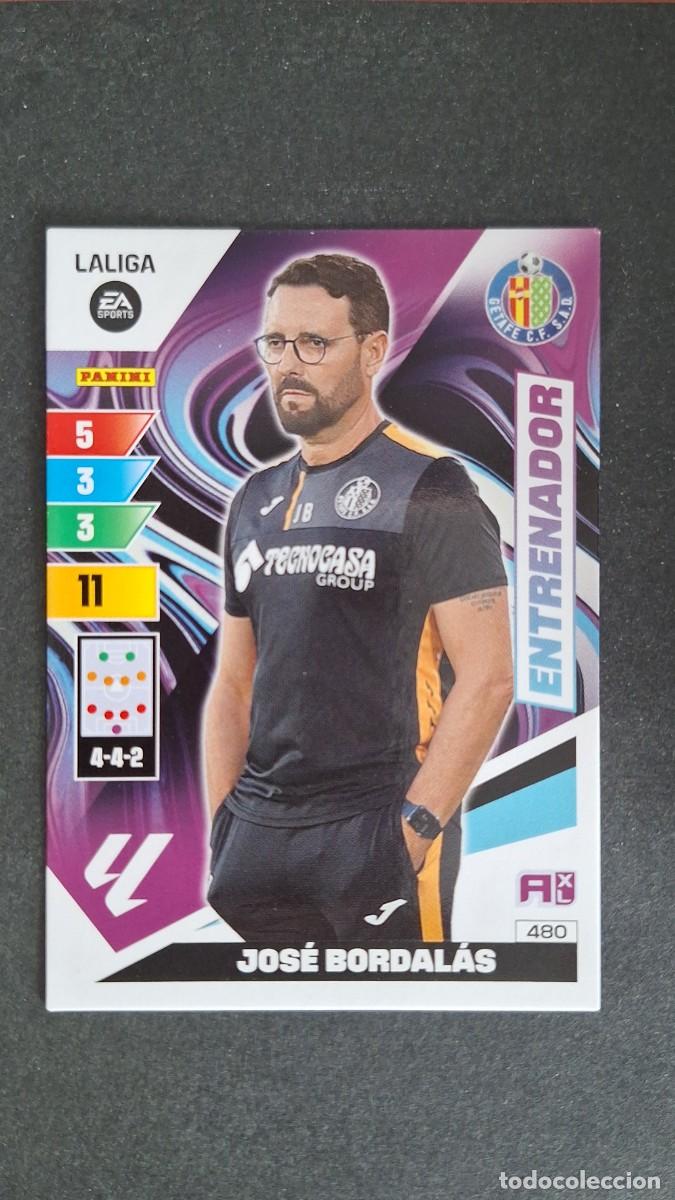 Cromos de F&uacute;tbol: L3 JOSE BORDALAS ENTRENADOR GETAFE C. F. 480 ADRENALYN XL LIGA 2023/2024 23 24 PANINI