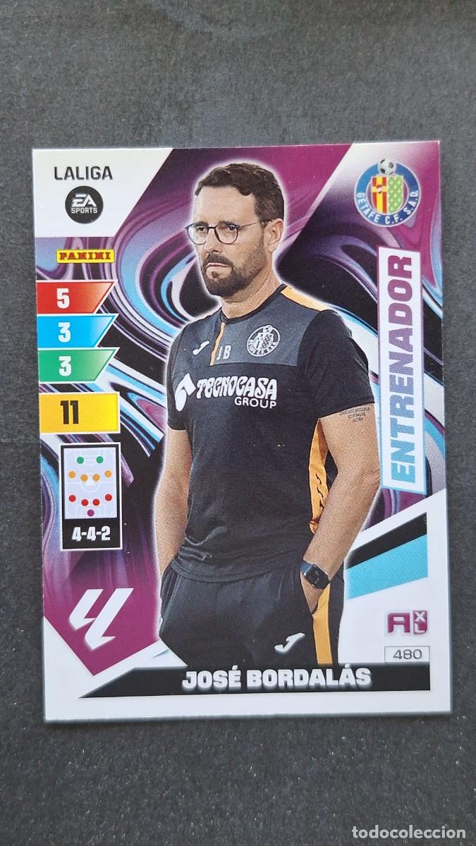 Cromos de F&uacute;tbol: L3 JOSE BORDALAS ENTRENADOR GETAFE C. F. 480 ADRENALYN XL LIGA 2023/2024 23 24 PANINI