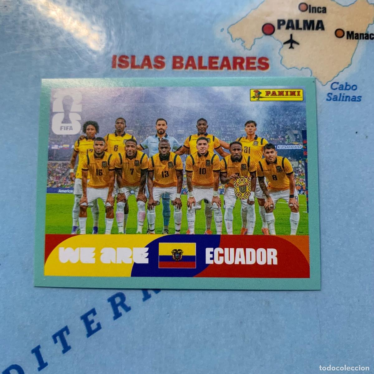 Cromos de F&uacute;tbol: Ecuador n&uacute;mero 13 cromo panini Mundial Fifa World Cup 2026
