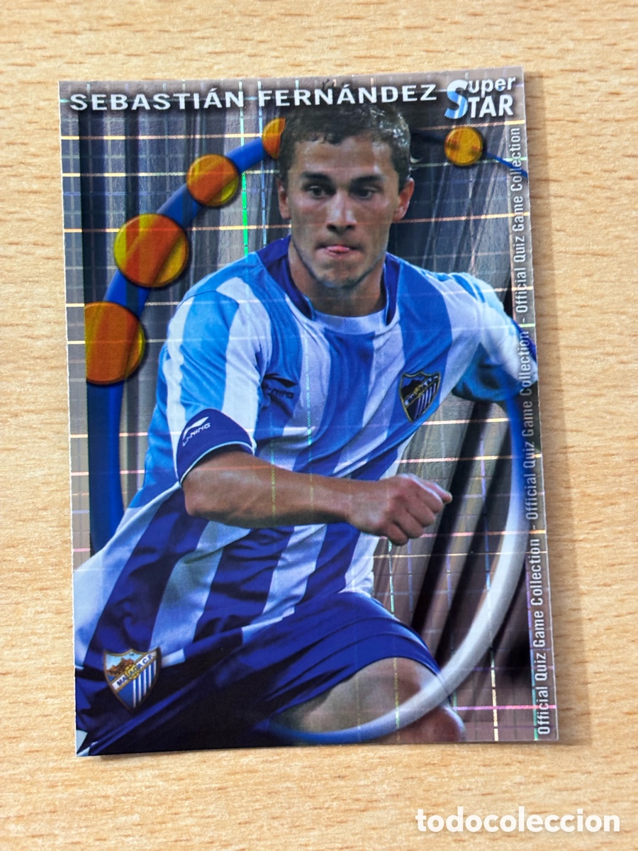 Figurine di Calcio: # 458 Sebasti&aacute;n Fernandez Malaga Mundicromo 2011 Superstar cuadros