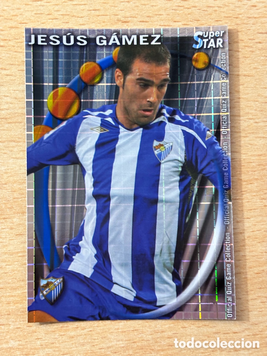 Cromos de F&uacute;tbol: # 455 Jes&uacute;s G&aacute;mez Malaga Mundicromo 2011 Superstar cuadros