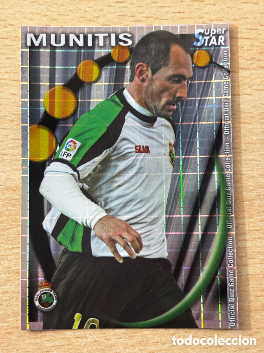 Cromos de F&uacute;tbol: # 431 Munitis Racing de Santander Mundicromo 2011 Superstar cuadros