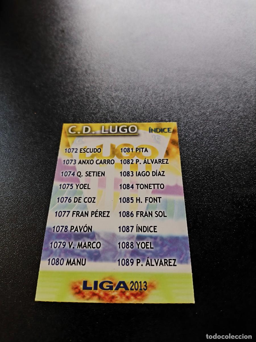 Cromos de F&uacute;tbol: 1087 INDICE LUGO MUNDICROMO LIGA 2012 2013 12 13 PLATINUM NO PANINI ESTE