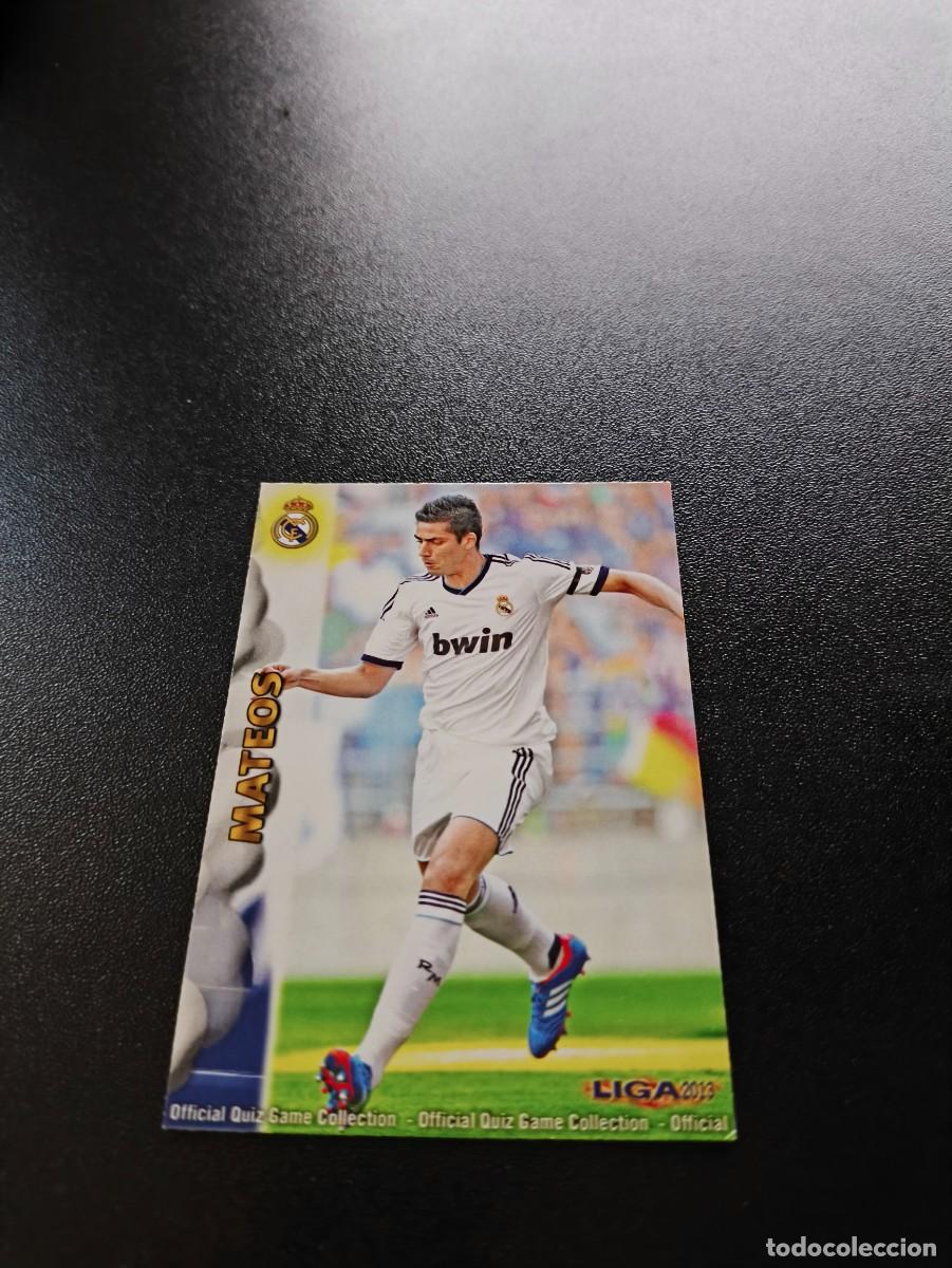 Cromos de F&uacute;tbol: 1095 MATEOS REAL MADRID CASTILLA MUNDICROMO LIGA 2012 2013 12 13 PLATINUM NO PANINI ESTE