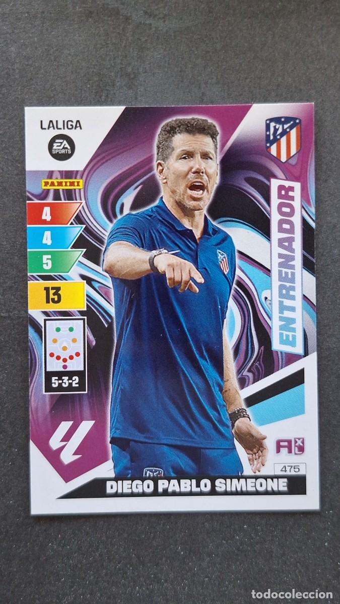 Fu&szlig;ball-Sticker: L1 SIMEONE ENTRENADOR ATLETICO DE MADRID 475 ADRENALYN XL LIGA 2023/2024 23 24 PANINI