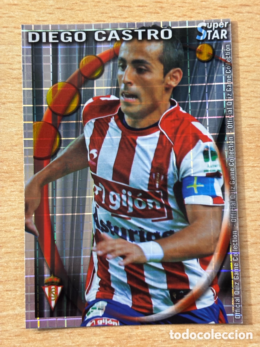 Fu&szlig;ball-Sticker: # 404 Diego Castro Sporting de Gij&oacute;n Mundicromo 2011 Superstar cuadros