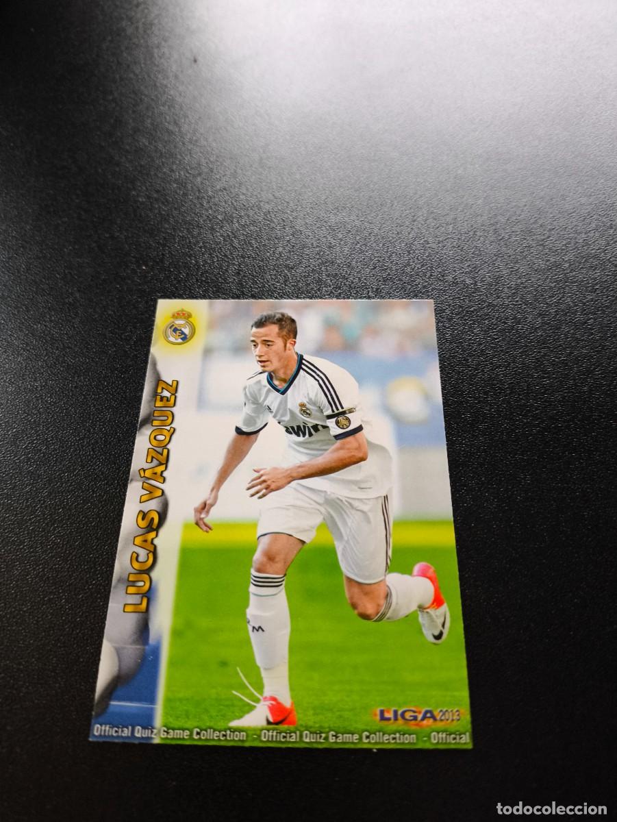 Fu&szlig;ball-Sticker: 1102 LUCAS VAZQUEZ REAL MADRID CASTILLA MUNDICROMO LIGA 2012 2013 12 13 PLATINUM NO PANINI ESTE