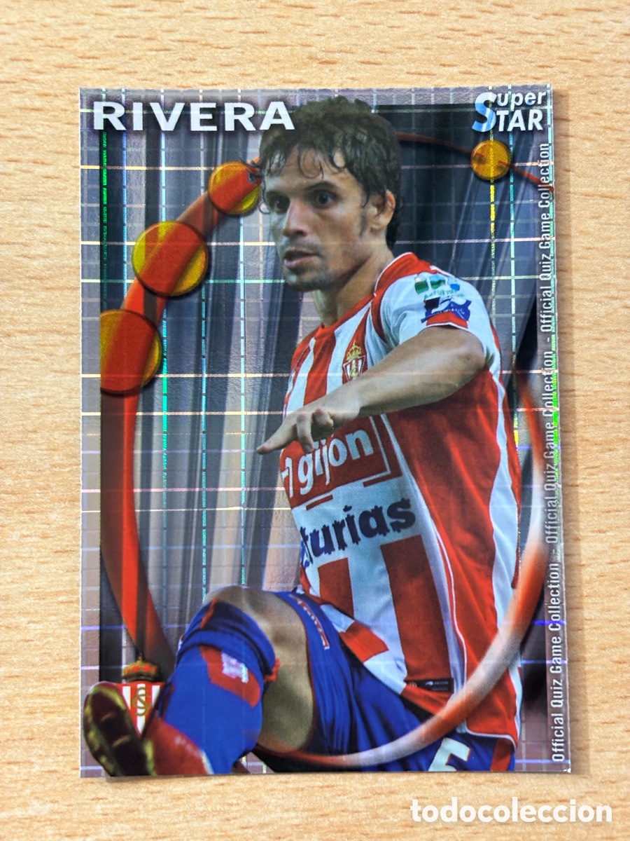 Fu&szlig;ball-Sticker: # 403 Rivera Sporting de Gij&oacute;n Mundicromo 2011 Superstar cuadros