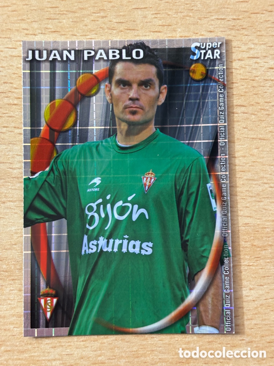 Fu&szlig;ball-Sticker: # 401 Juan Pablo Sporting de Gij&oacute;n Mundicromo 2011 Superstar cuadros