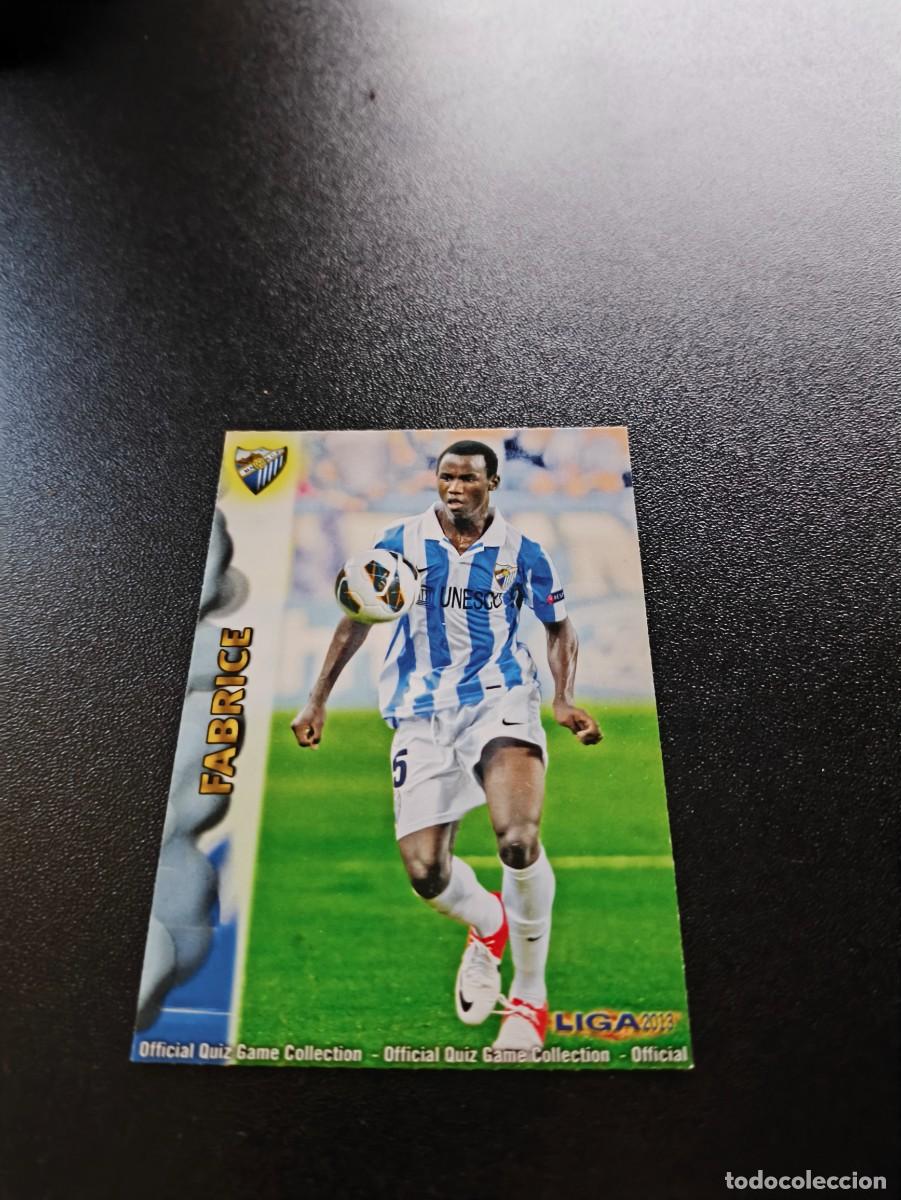 Fu&szlig;ball-Sticker: 1115 FABRICE MALAGA ULTIMA HORA UH MUNDICROMO LIGA 2012 2013 12 13 PLATINUM NO PANINI ESTE