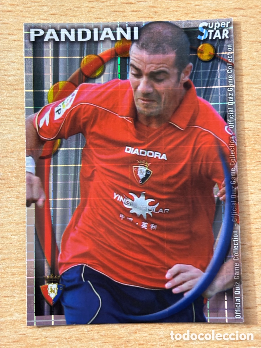Cromos de F&uacute;tbol: # 324 Pandiani Osasuna Mundicromo 2011 Superstar cuadros