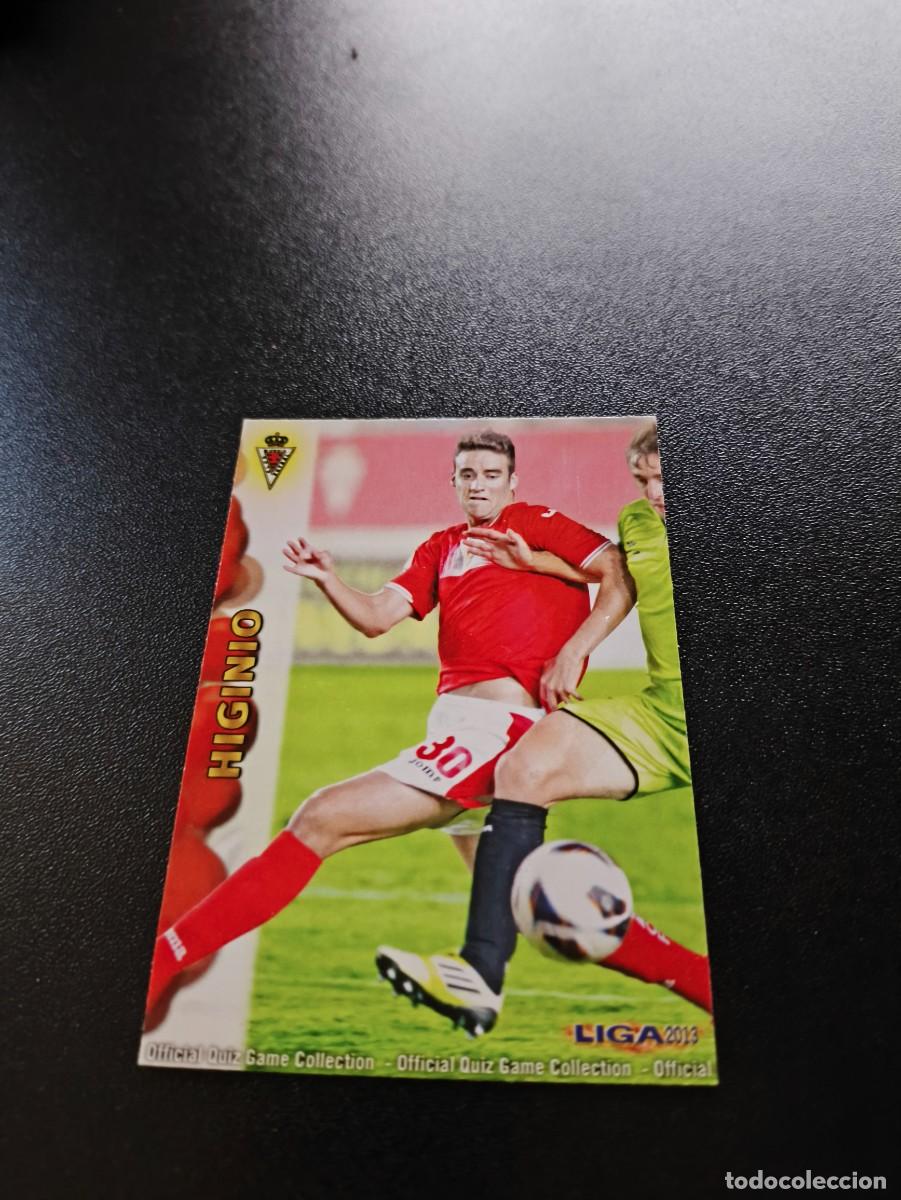 Cromos de Futebol: 1222 HIGINIO MURCIA ULTIMA HORA UH MUNDICROMO LIGA 2012 2013 12 13 PLATINUM NO PANINI ESTE