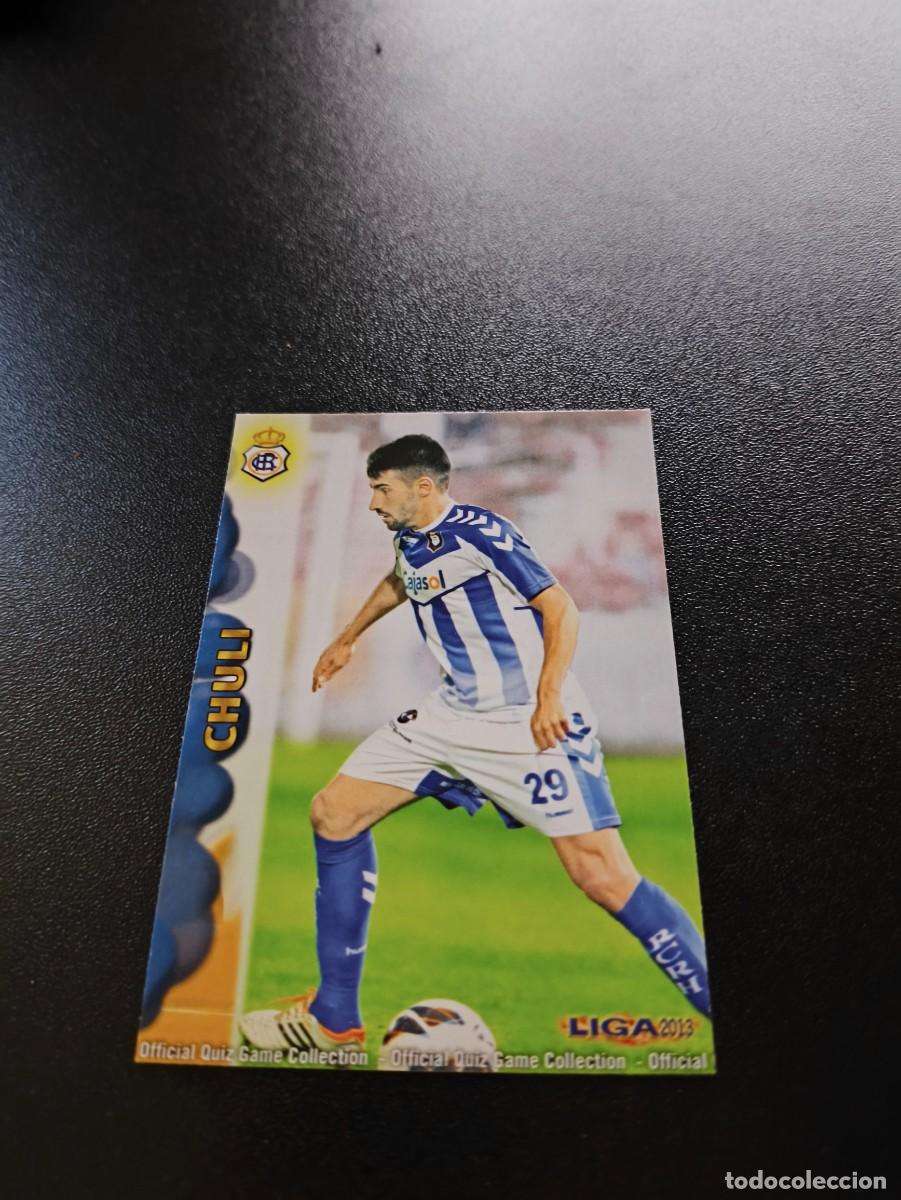 Cromos de F&uacute;tbol: 1226 CHULI RECREATIVO HUELVA ULTIMA HORA UH MUNDICROMO LIGA 2012 2013 12 13 PLATINUM NO PANINI ESTE