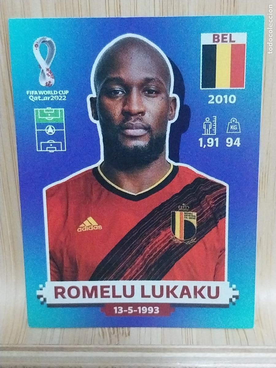 Cromos de F&uacute;tbol: LUKAKU BELGICA BEL 19 * QATAR 2022 PANINI CROMO SIN PEGAR NUNCA ORIGINAL **