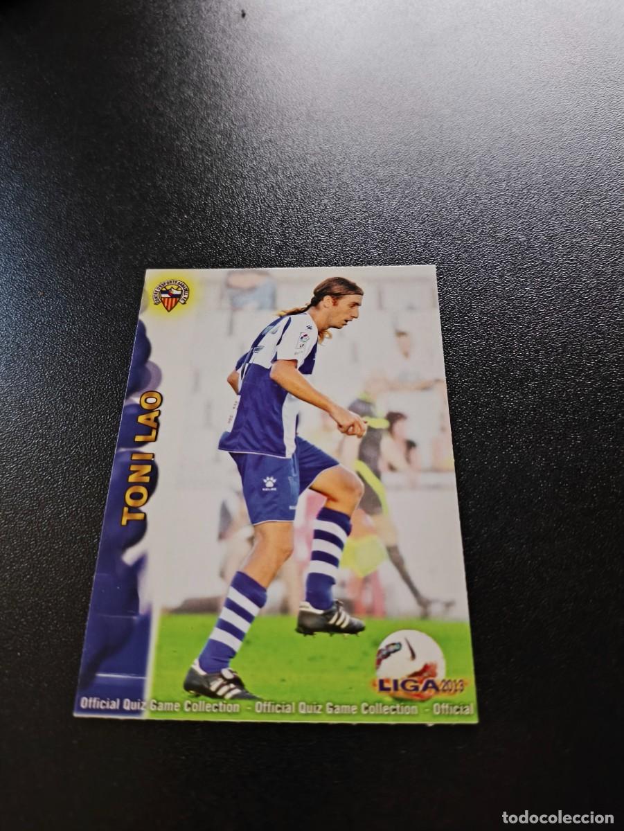Cromos de F&uacute;tbol: 1227 TONI LAO SABADELL HUELVA ULTIMA HORA UH MUNDICROMO LIGA 2012 2013 12 13 PLATINUM NO PANINI ESTE