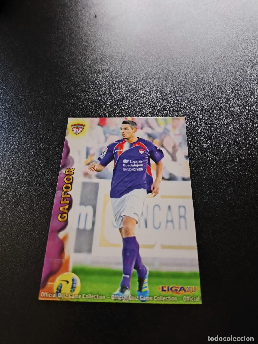 Cromos de F&uacute;tbol: 1236 GAFFOOR GUADALAJARA ULTIMA HORA UH MUNDICROMO LIGA 2012 2013 12 13 PLATINUM NO PANINI ESTE