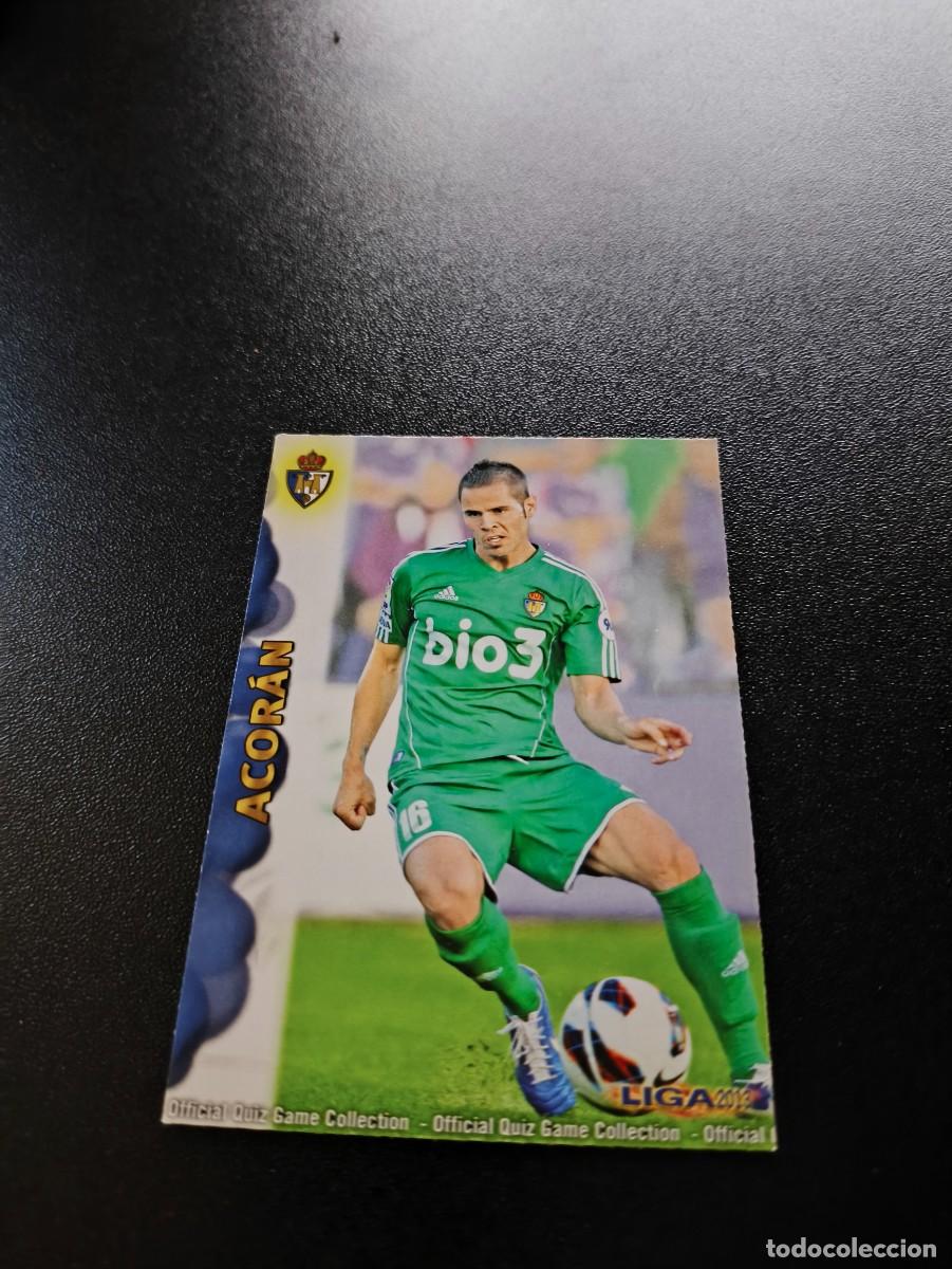 Cromos de F&uacute;tbol: 1241 ACORAN PONFERRADINA ULTIMA HORA UH MUNDICROMO LIGA 2012 2013 12 13 PLATINUM NO PANINI ESTE