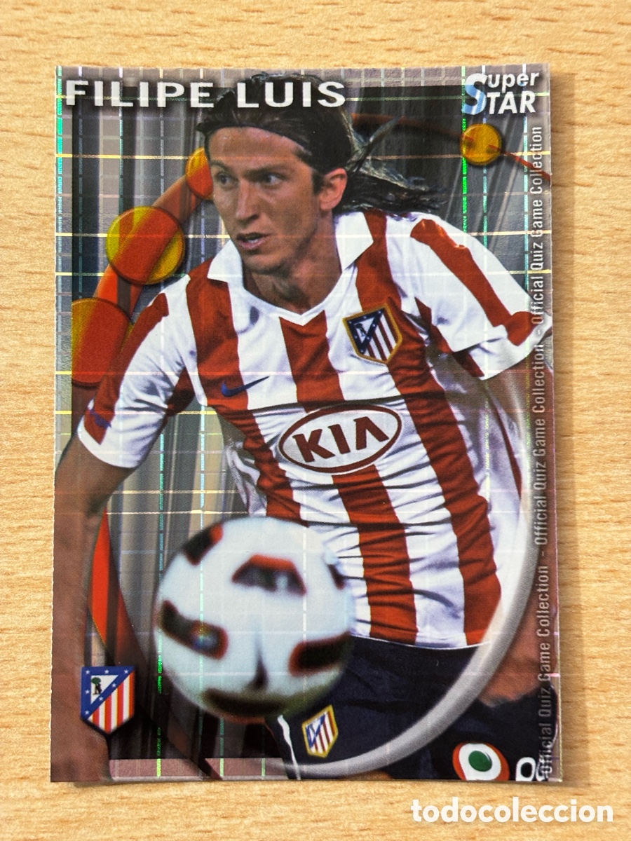 Figurine di Calcio: # 241 Filipe Luis Atl&eacute;tico de Madrid Mundicromo 2011 Superstar cuadros