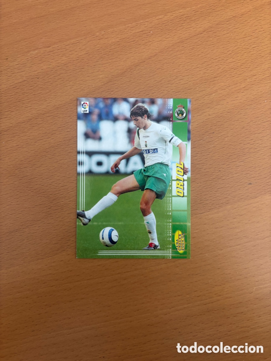 Cromos de f&uacute;tbol: Megacracks Panini 2004-05 Oriol 257 BIS Racing Santander &ndash; Cromo Liga f&uacute;tbol Mercado de invierno