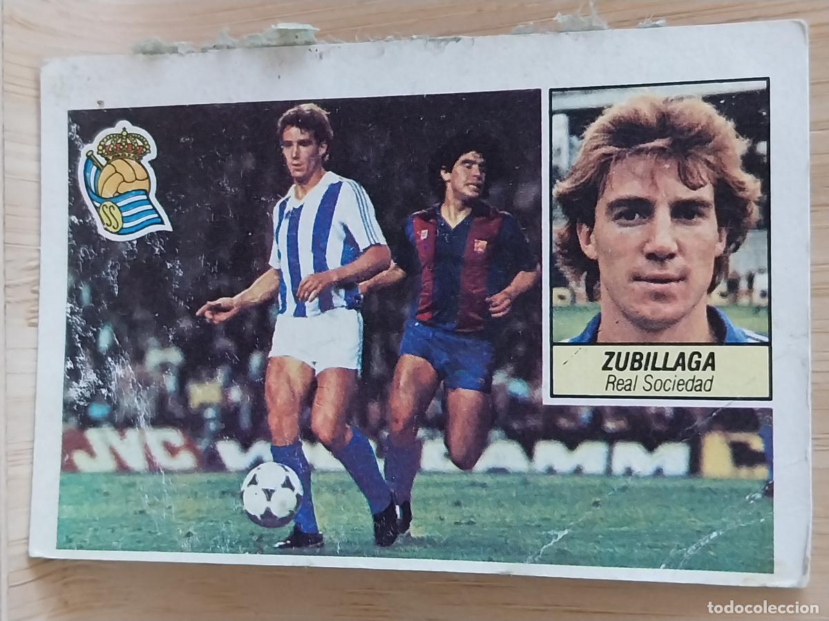 Cromos de F&uacute;tbol: ZUBILLAGA REAL SOCIEDAD LIGA 1984 84 85 ED ESTE CROMO RECUPERADO ORIGINAL