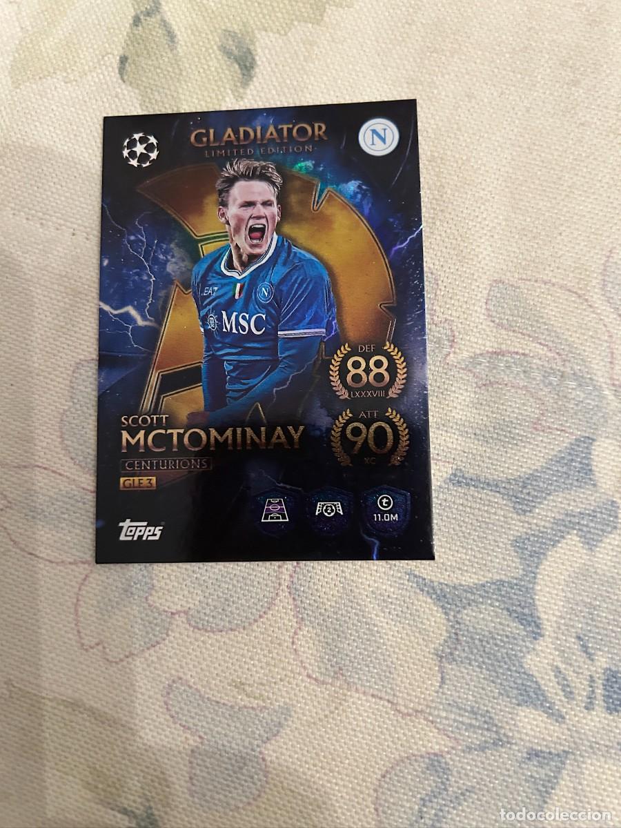 Football Stickers: SCOTT MCTOMINAY NAPOLES MATCH ATTAX BUEN ESTADO GLADIATOR