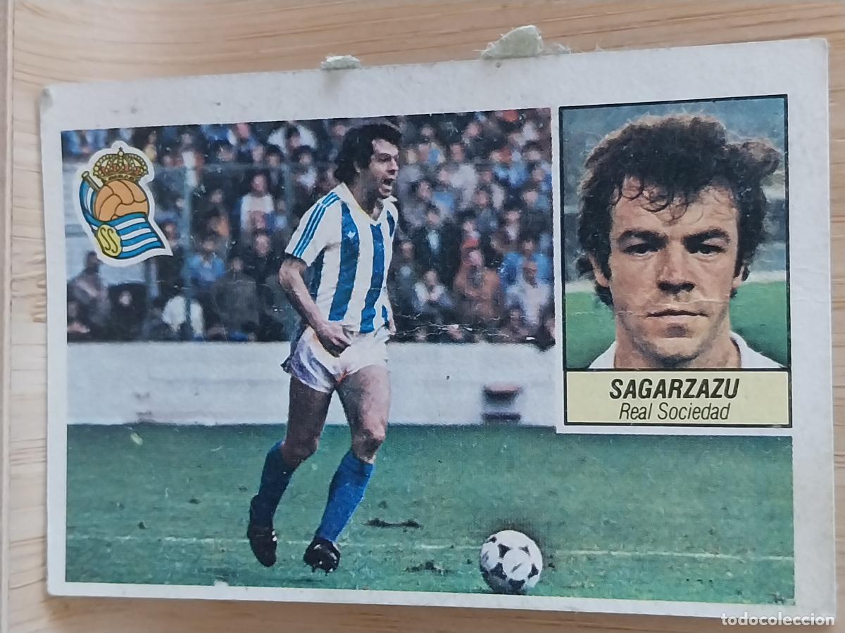 Cartes &agrave; collectionner de Football: SAGARZAZU REAL SOCIEDAD LIGA 1984 84 85 ED ESTE CROMO RECUPERADO ORIGINAL
