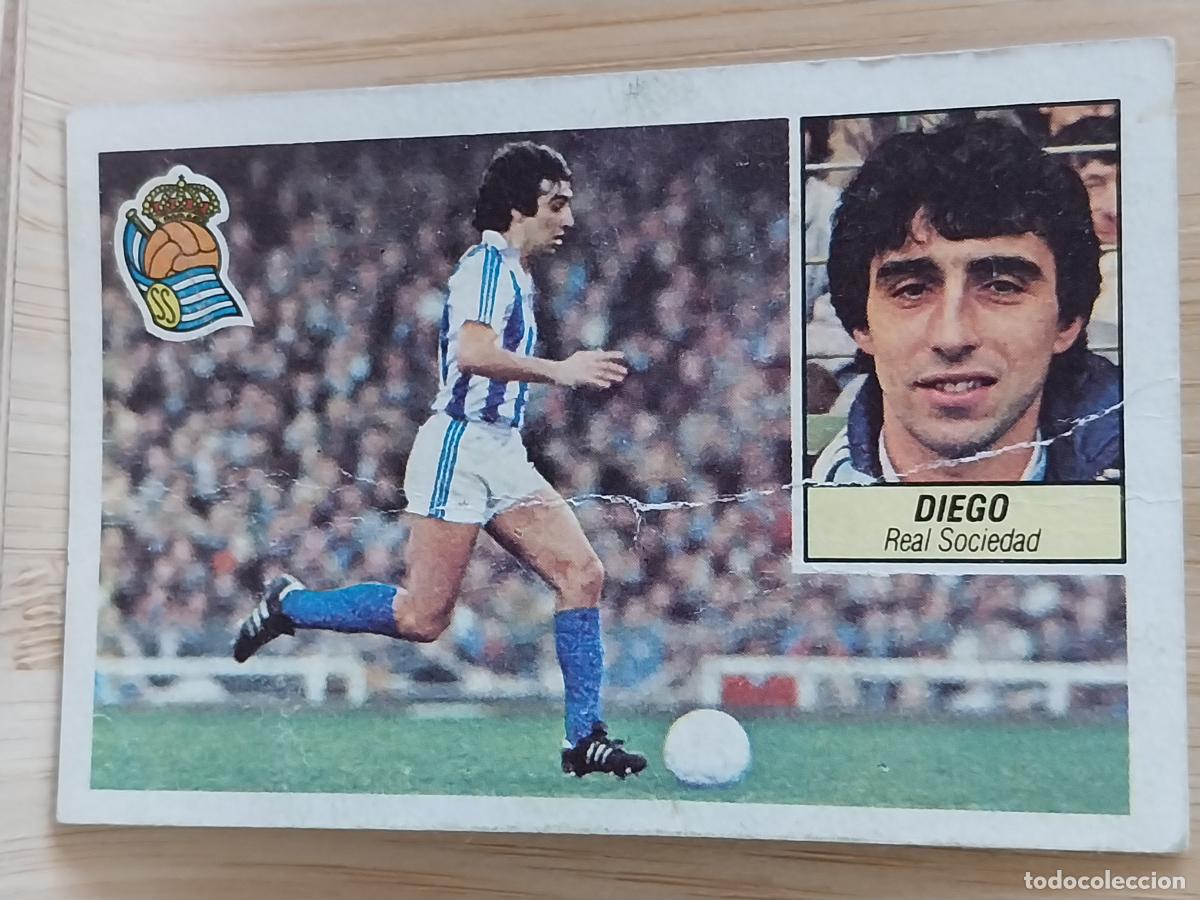 Football Stickers: DIEGO REAL SOCIEDAD LIGA 1984 84 85 ED ESTE CROMO RECUPERADO ORIGINAL
