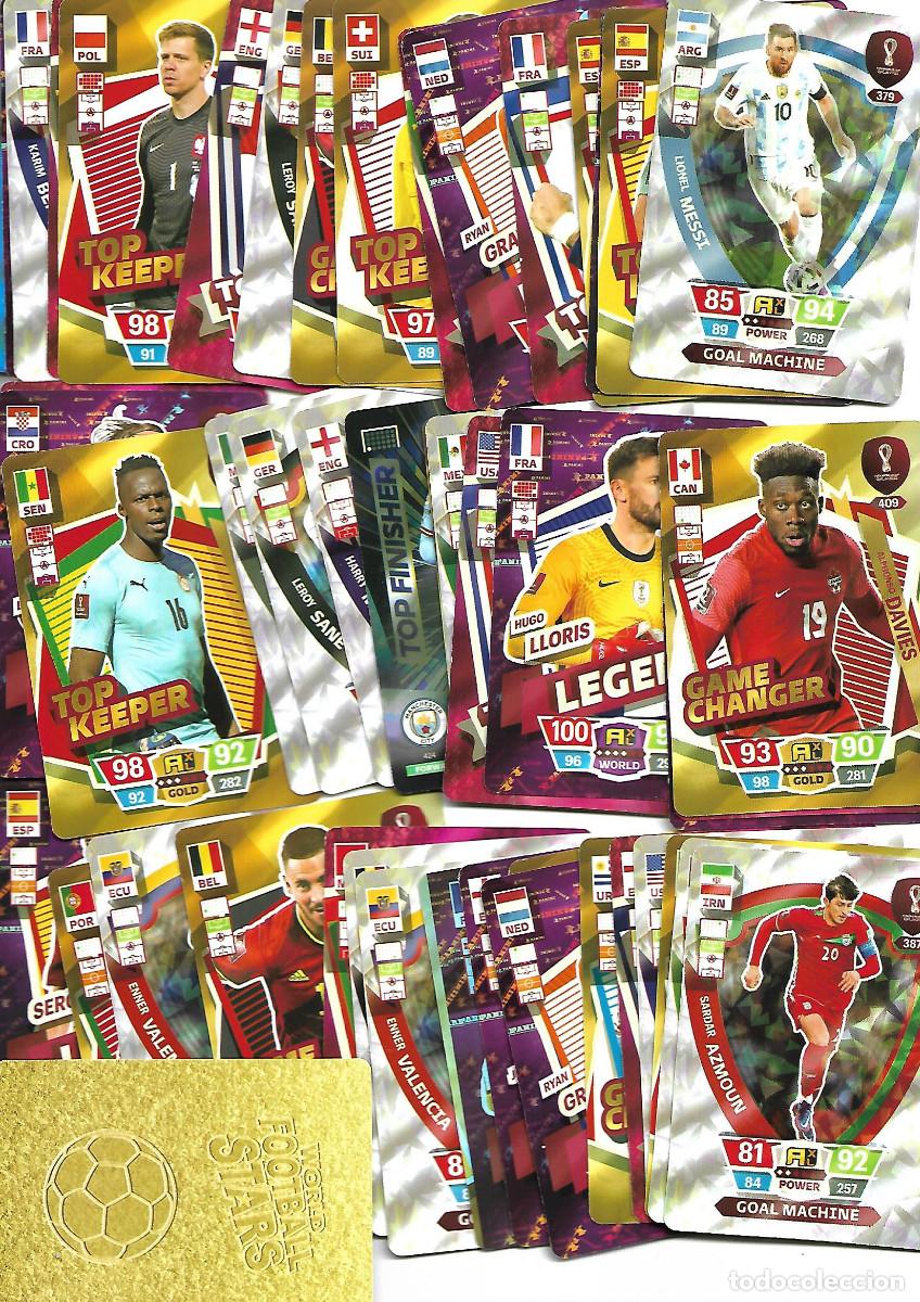 Cartes &agrave; collectionner de Football: PEQUE&Ntilde;A COLECCION DE 47 CROMOS DE FUTBOL WORLD FOOTBALL STARS