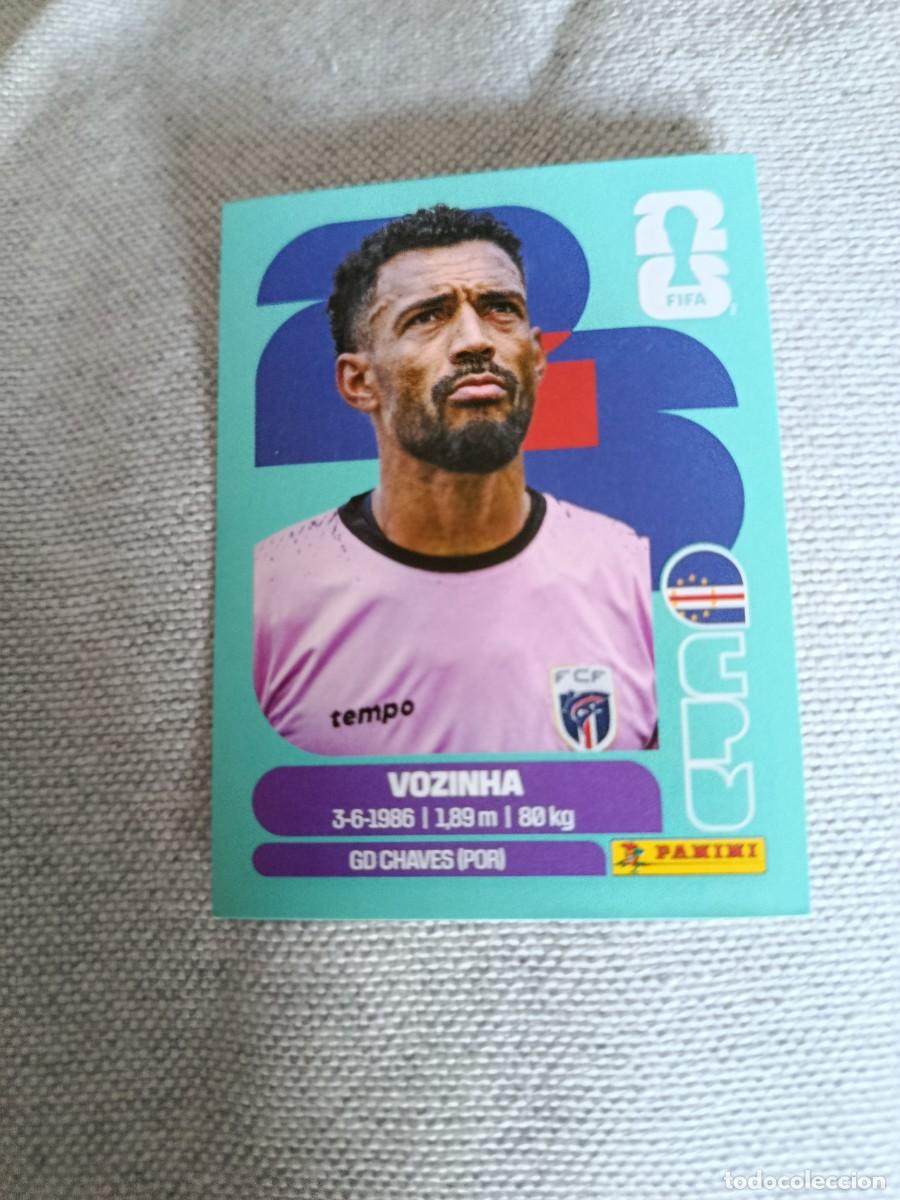 Cartes &agrave; collectionner de Football: Panini Mundial 2026 Estados Unidos-Mexico. 2- Vozinha. Cabo Verde. Nunca pegado.