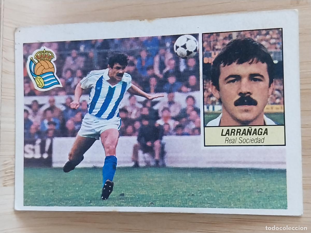 Cromos de F&uacute;tbol: LARRA&Ntilde;AGA REAL SOCIEDAD LIGA 1984 84 85 ED ESTE CROMO RECUPERADO ORIGINAL