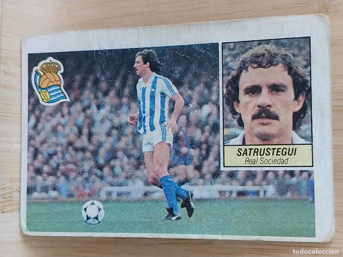 Cromos de F&uacute;tbol: SATRUSTEGUI REAL SOCIEDAD LIGA 1984 84 85 ED ESTE CROMO RECUPERADO ORIGINAL
