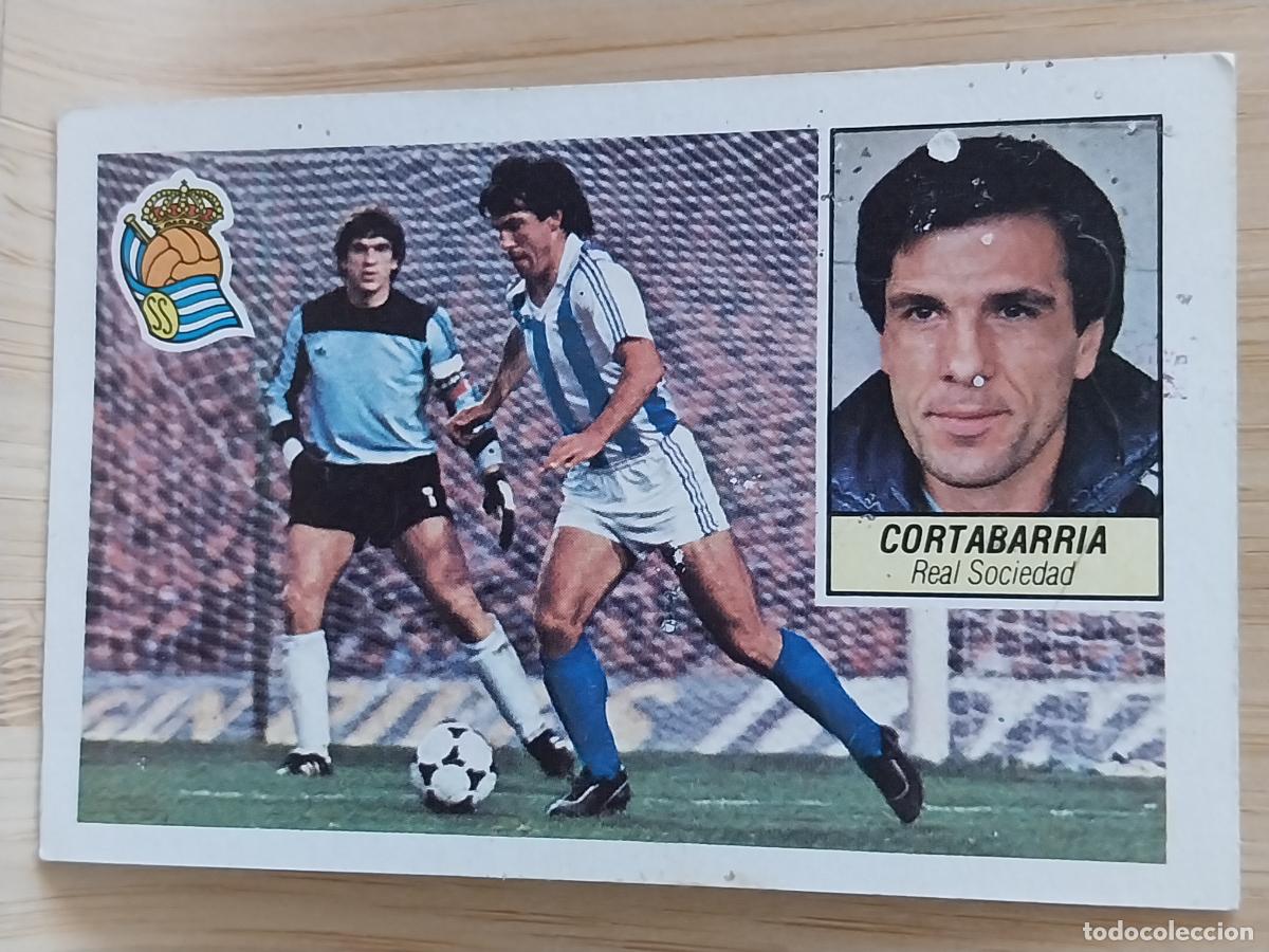 Cromos de F&uacute;tbol: CORTABARRIA REAL SOCIEDAD LIGA 1984 84 85 ED ESTE CROMO RECUPERADO ORIGINAL *