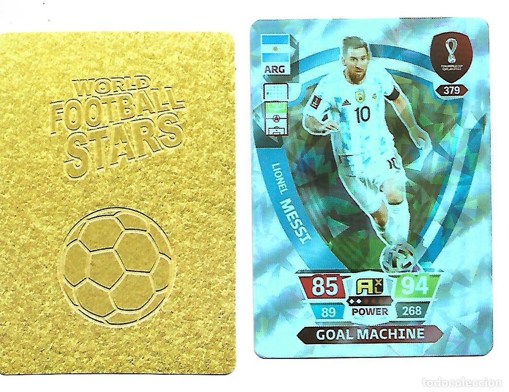 Cromos de F&uacute;tbol: MESSI DE LA COLECCION FUTBOL WORLD FOOTBALL STARS