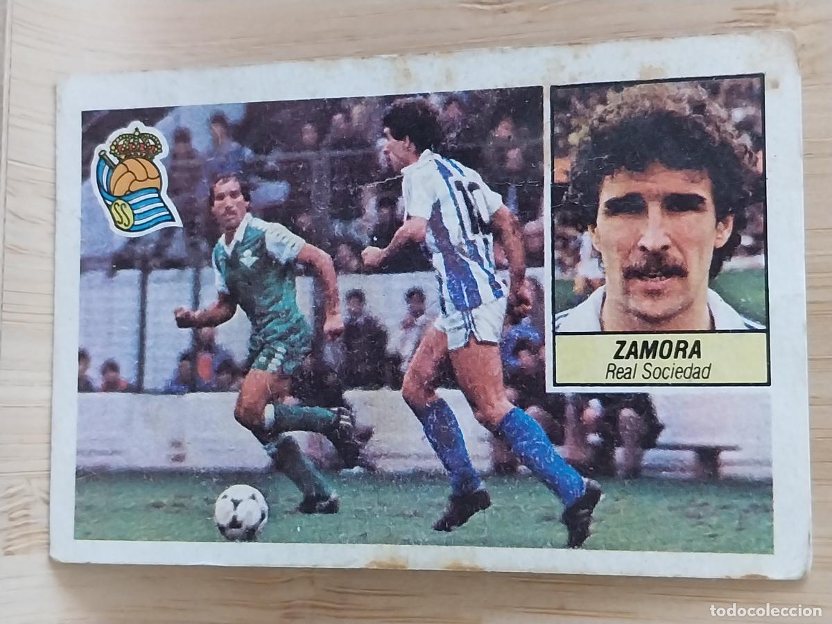 Cromos de F&uacute;tbol: ZAMORA REAL SOCIEDAD LIGA 1984 84 85 ED ESTE CROMO RECUPERADO ORIGINAL *