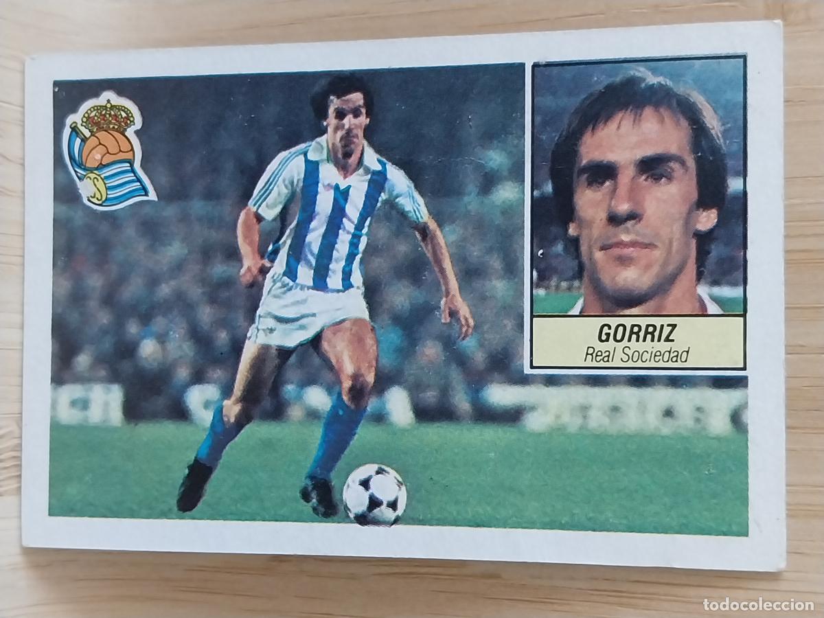 Cromos de F&uacute;tbol: GORRIZ REAL SOCIEDAD LIGA 1984 84 85 ED ESTE CROMO RECUPERADO ORIGINAL *